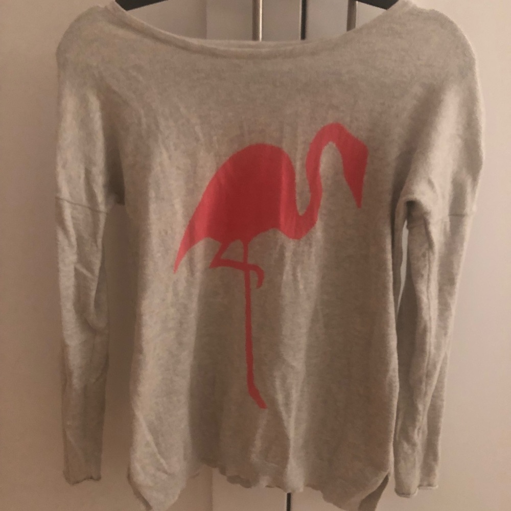 Flamingo summer sweater